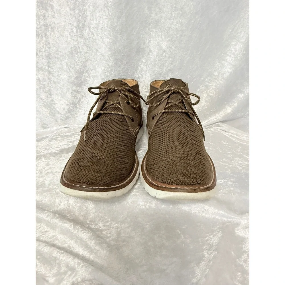 J Murphy by Johnston & Murphy Mens Brown Leather Knit Holden Chukka Boots Sz 10M